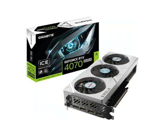 Gigabyte GeForce RTX 4070 SUPER EAGLE OC ICE 12G - 12GB GDDR6X - Gaming Grafikkarte